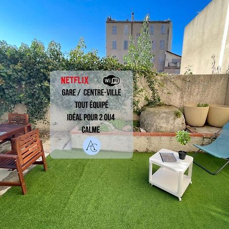 马赛Le Grand Bleu Terrasseclimwifinetflix Proche Gare-Centre公寓 外观 照片