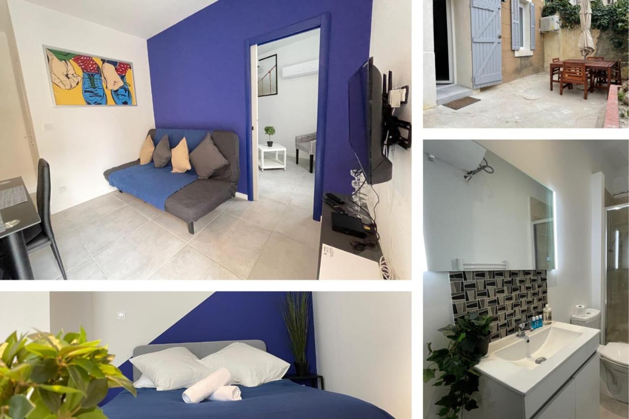 马赛Le Grand Bleu Terrasseclimwifinetflix Proche Gare-Centre公寓 外观 照片