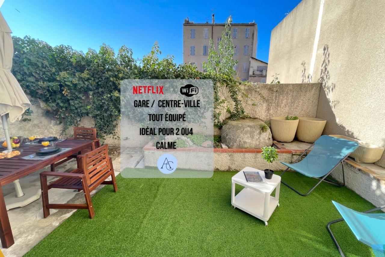 马赛Le Grand Bleu Terrasseclimwifinetflix Proche Gare-Centre公寓 外观 照片